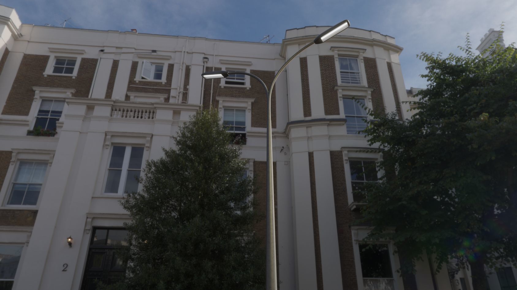 Street Light 11 version 12 6m with pole 4 Low-poly 3D model_78