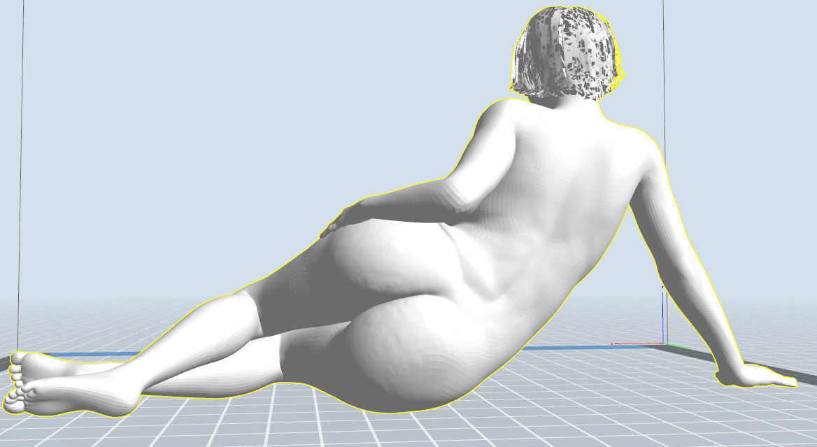 Liegende Figur gela 10-10 by stc45 3D print model_8