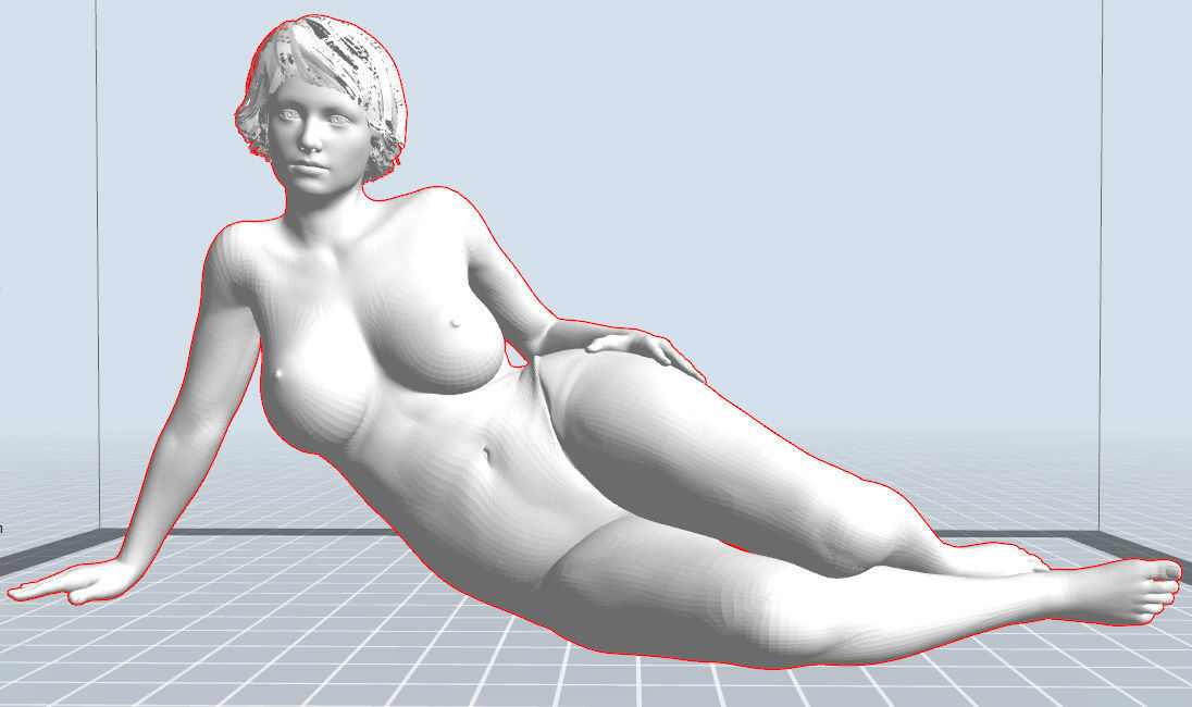 Liegende Figur gela 10-10 by stc45 3D print model_7