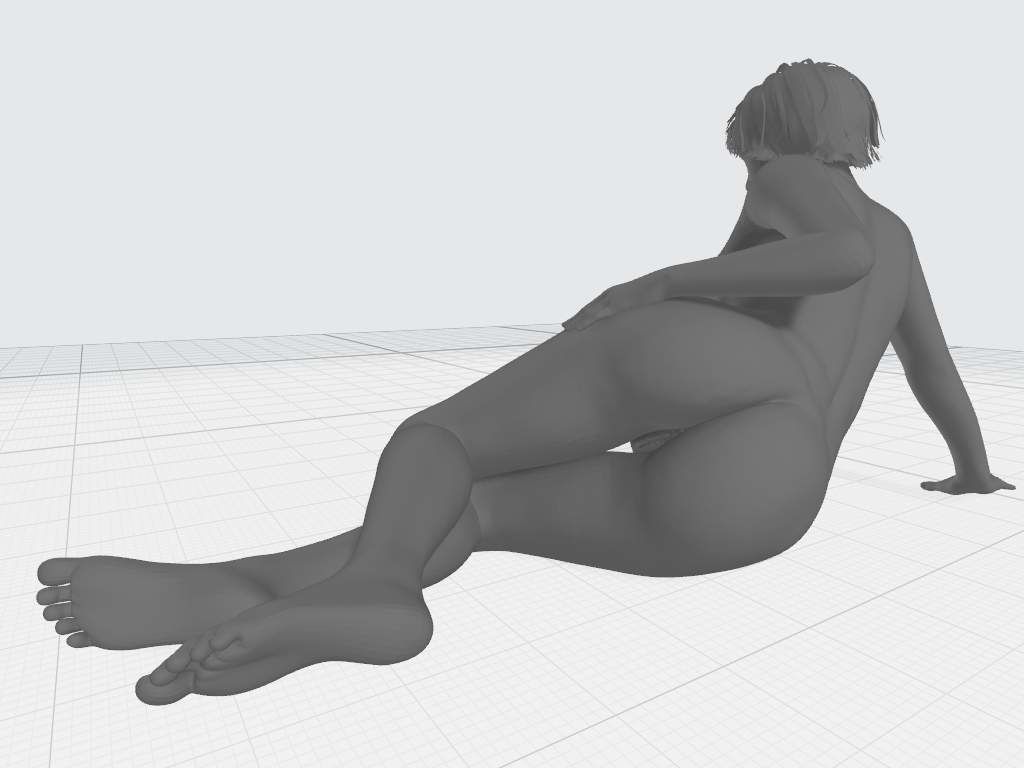 Liegende Figur gela 10-10 by stc45 3D print model_14