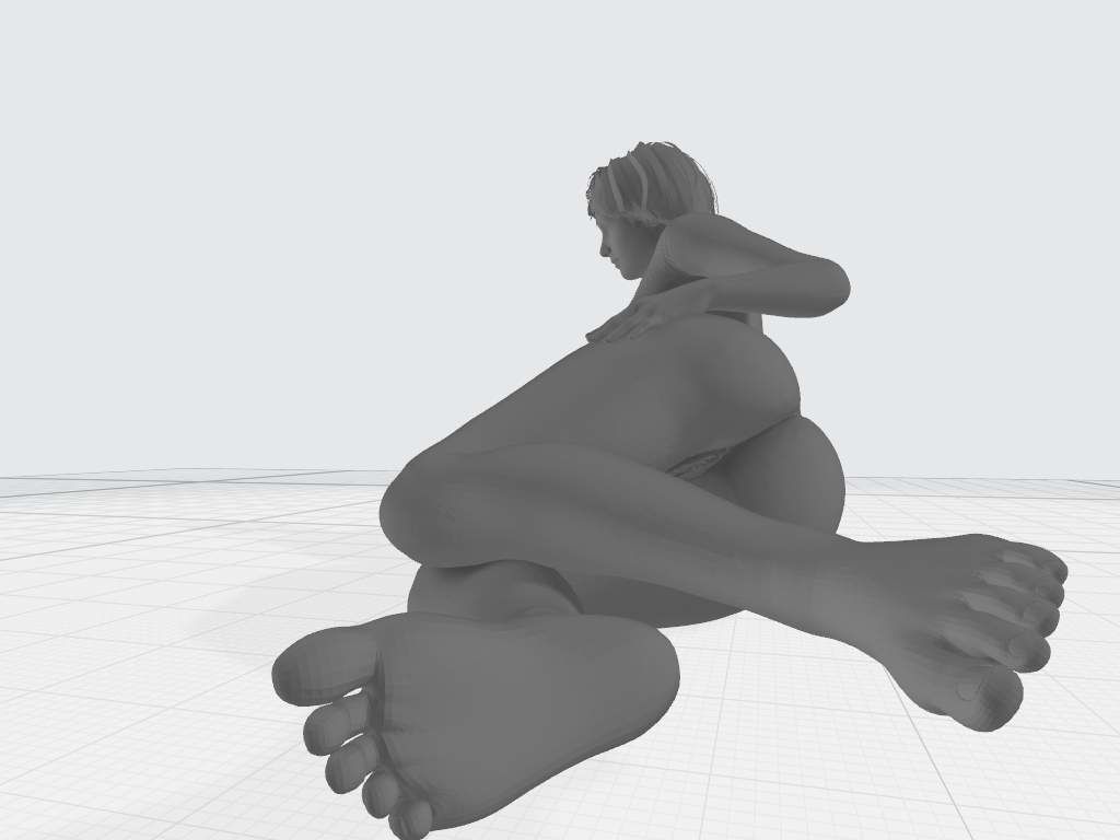 Liegende Figur gela 10-10 by stc45 3D print model_2