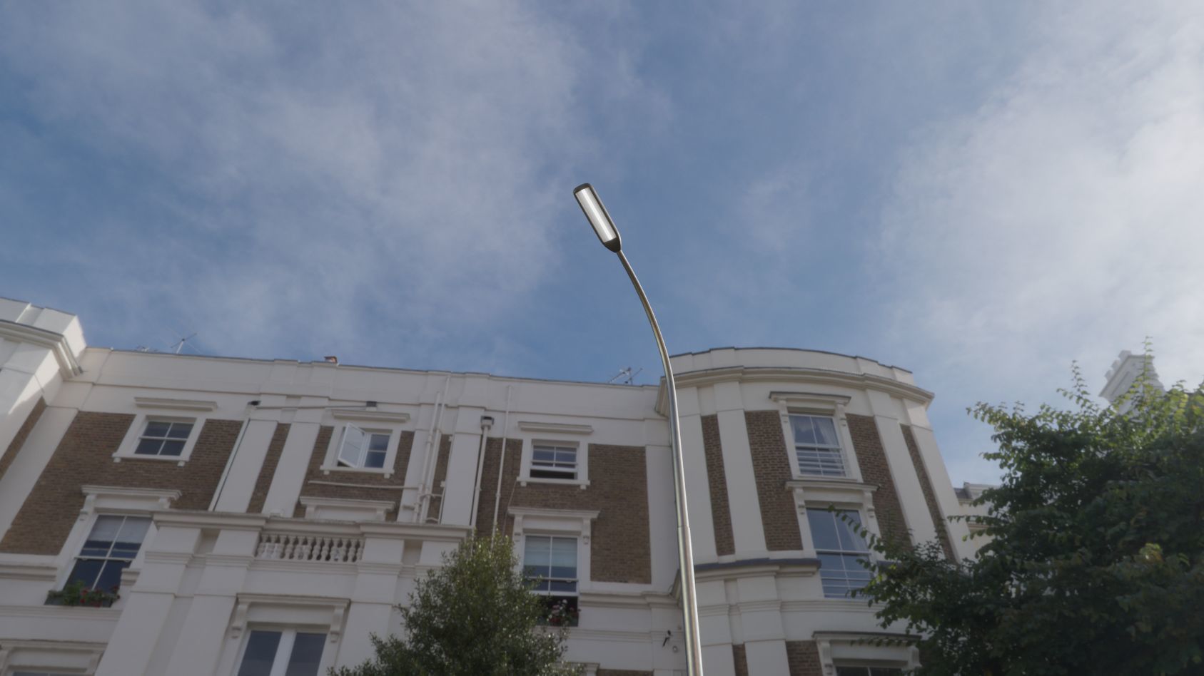 Street Light 11 version 11 6m with pole 1 Low-poly 3D model_87