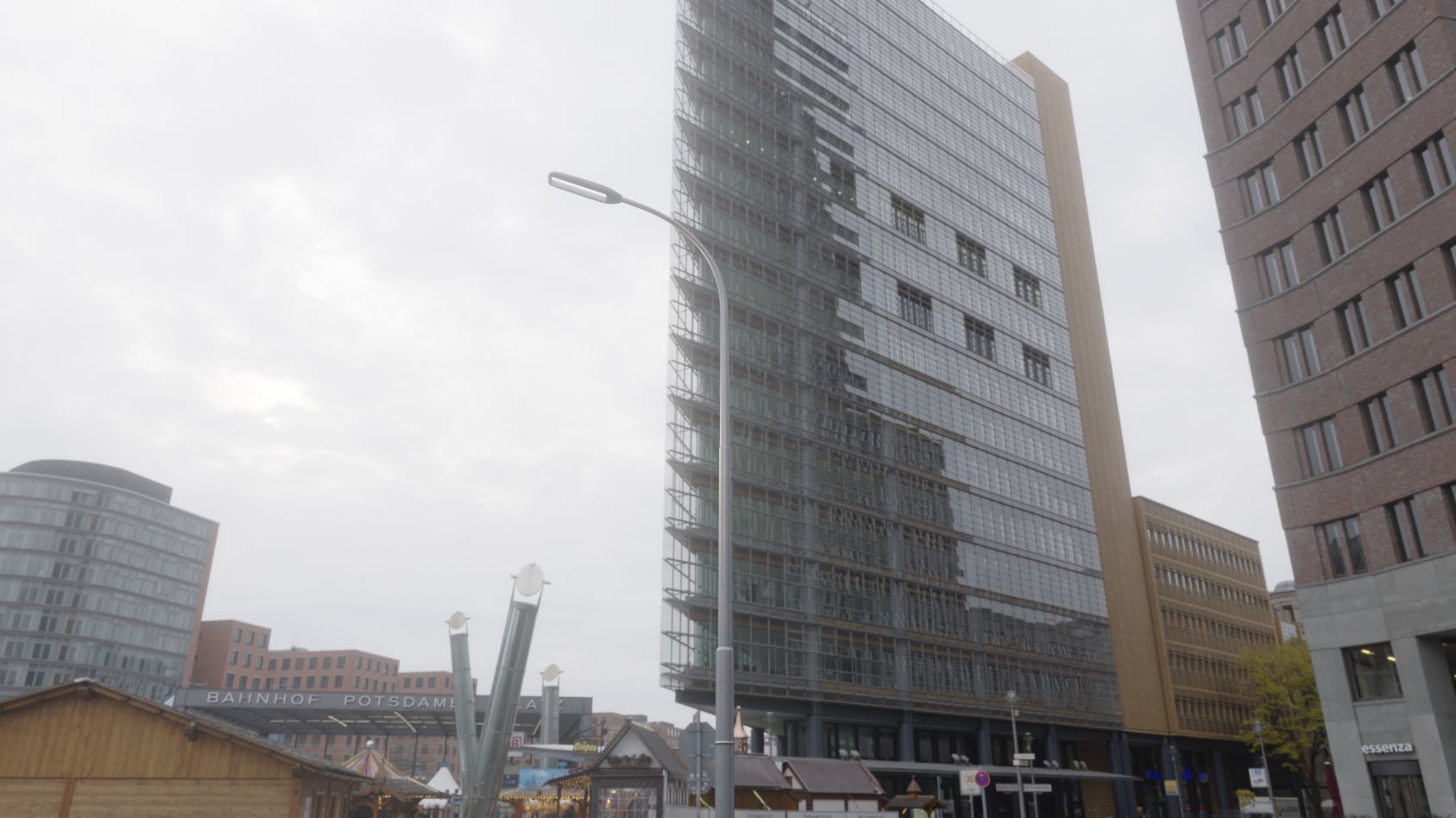 Street Light 11 version 11 6m with pole 1 Low-poly 3D model_26