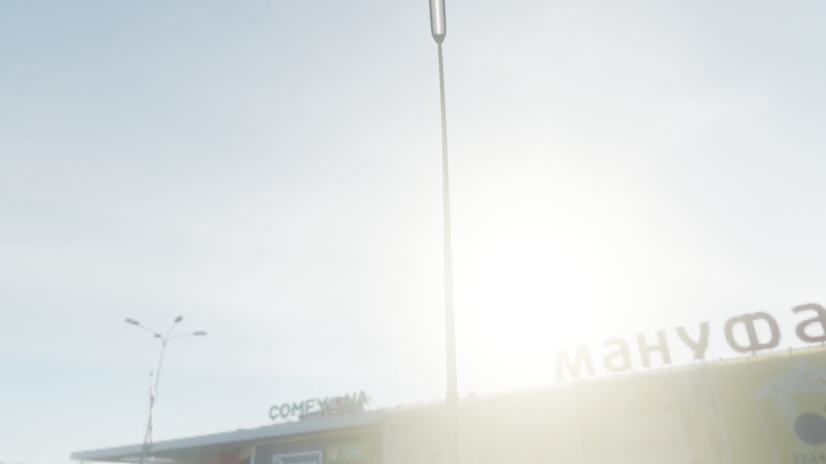 Street Light 11 version 11 6m with pole 1 Low-poly 3D model_51