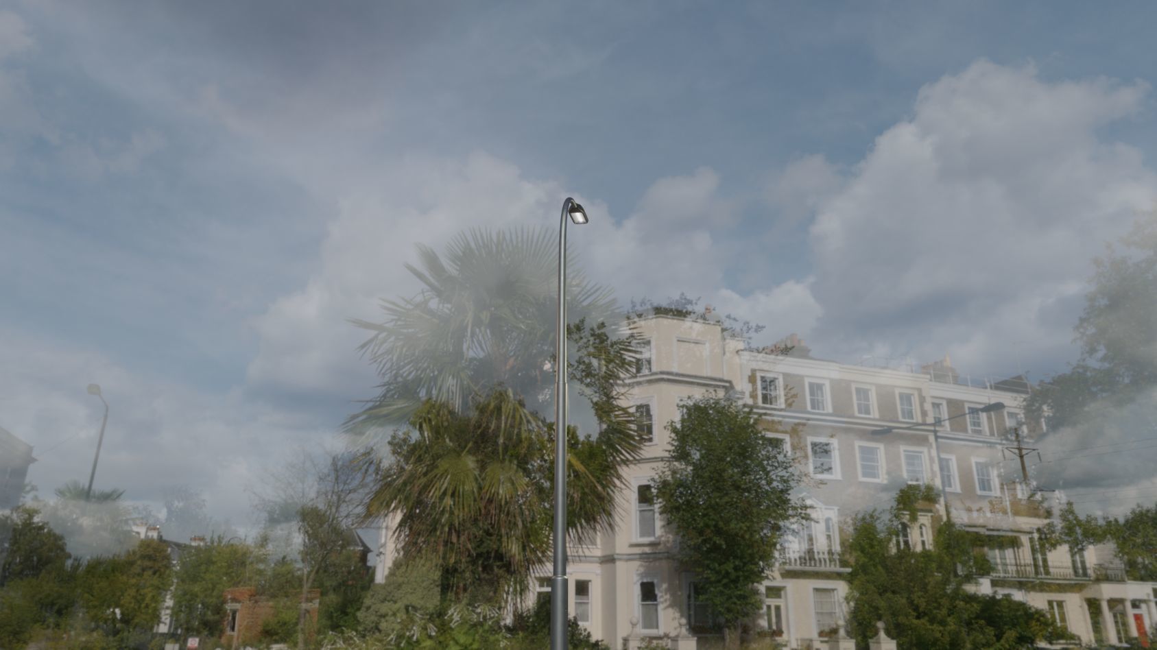 Street Light 11 version 11 6m with pole 1 Low-poly 3D model_35