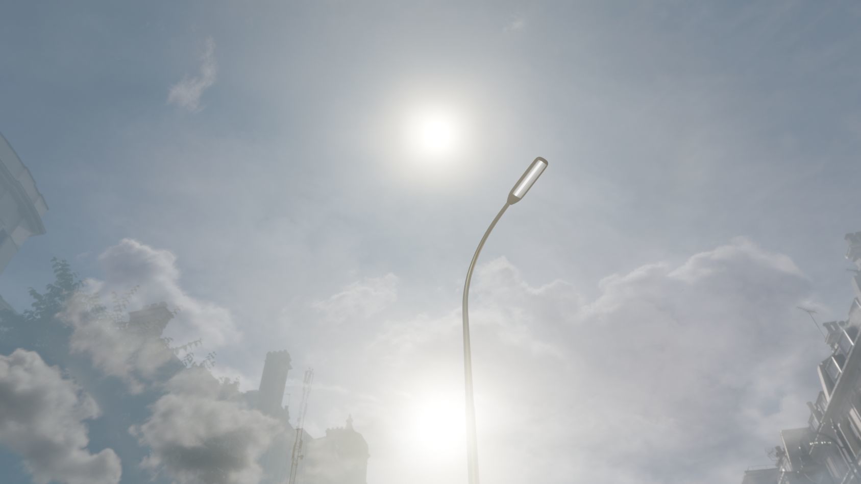 Street Light 11 version 11 6m with pole 1 Low-poly 3D model_80