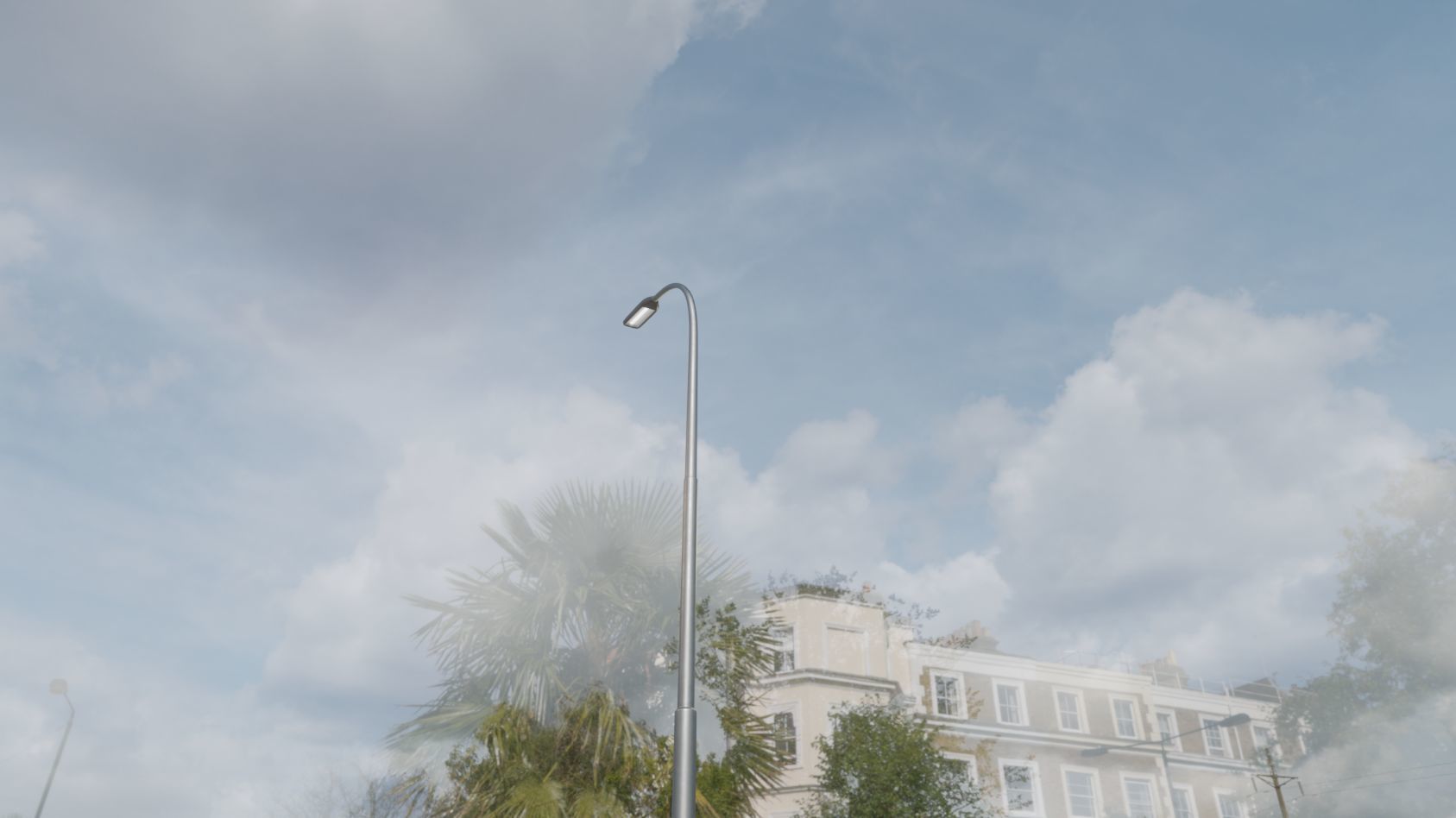 Street Light 11 version 11 6m with pole 1 Low-poly 3D model_65