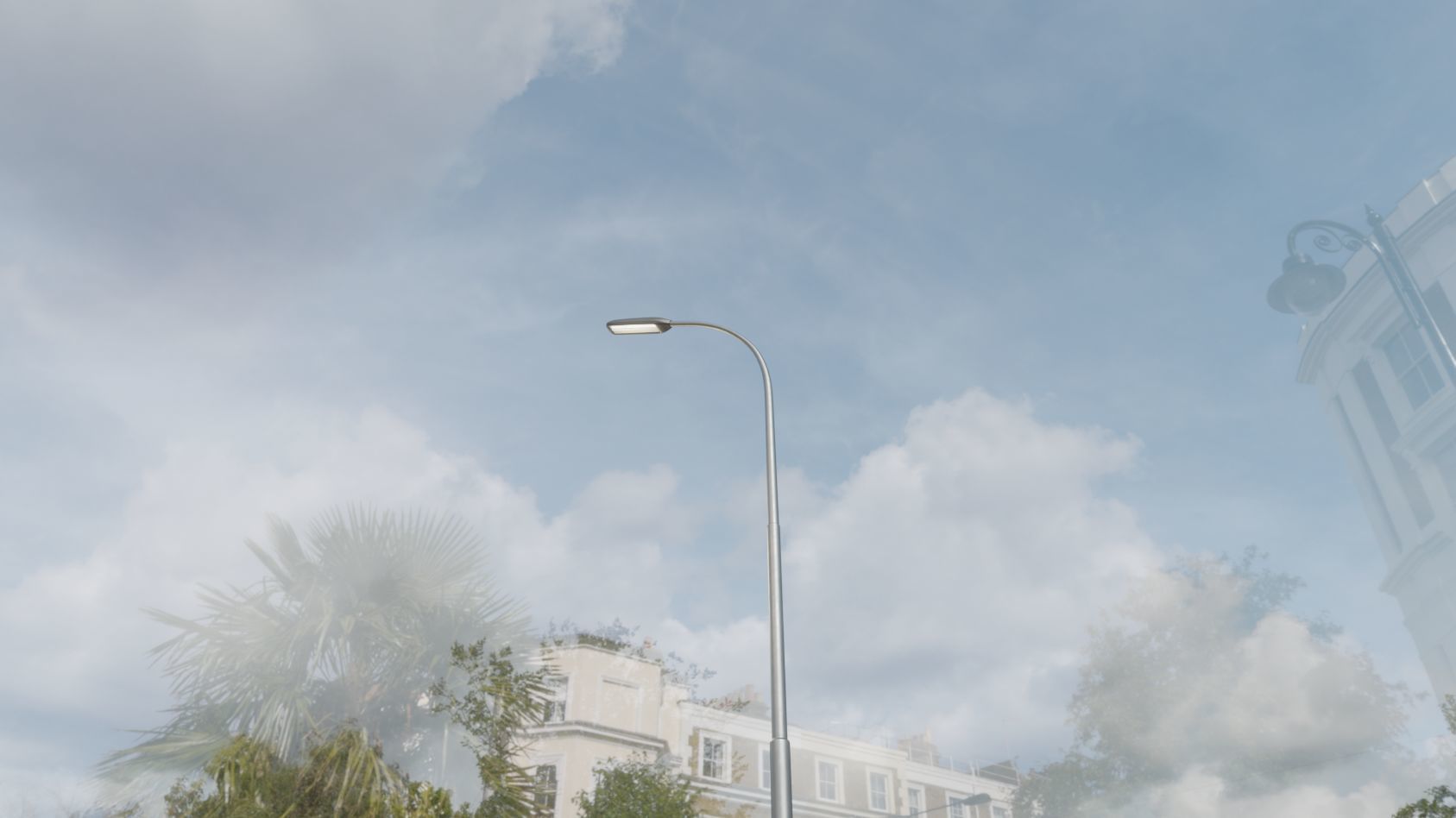 Street Light 11 version 11 6m with pole 1 Low-poly 3D model_95