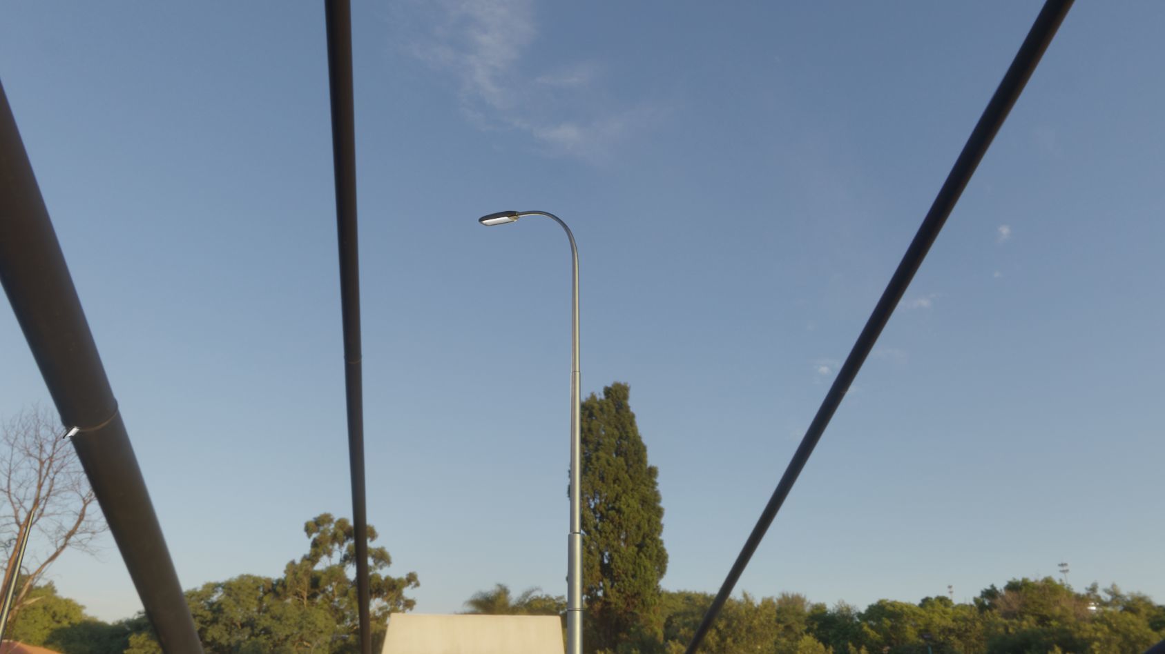 Street Light 11 version 11 6m with pole 1 Low-poly 3D model_30