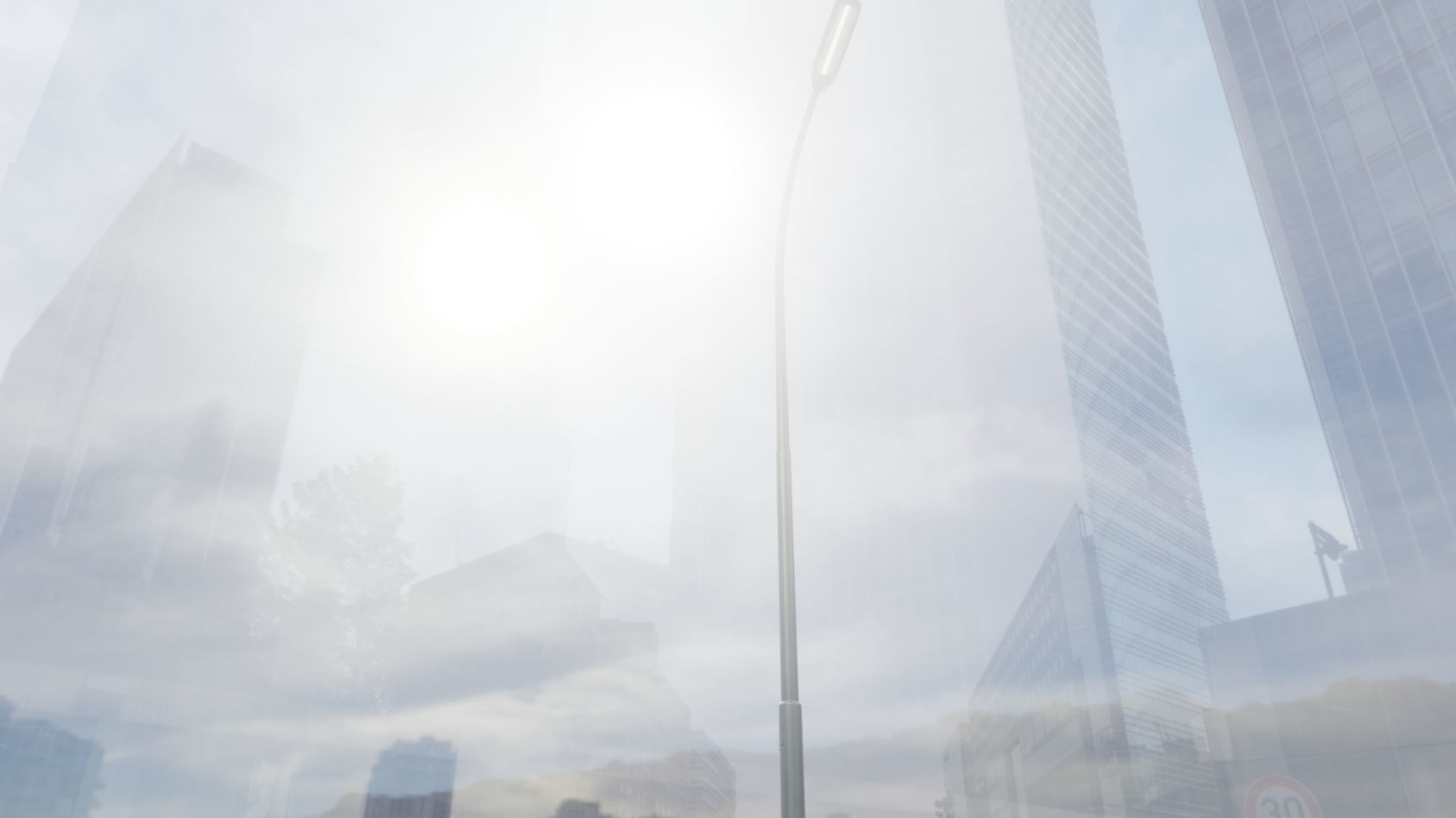 Street Light 11 version 11 6m with pole 1 Low-poly 3D model_49