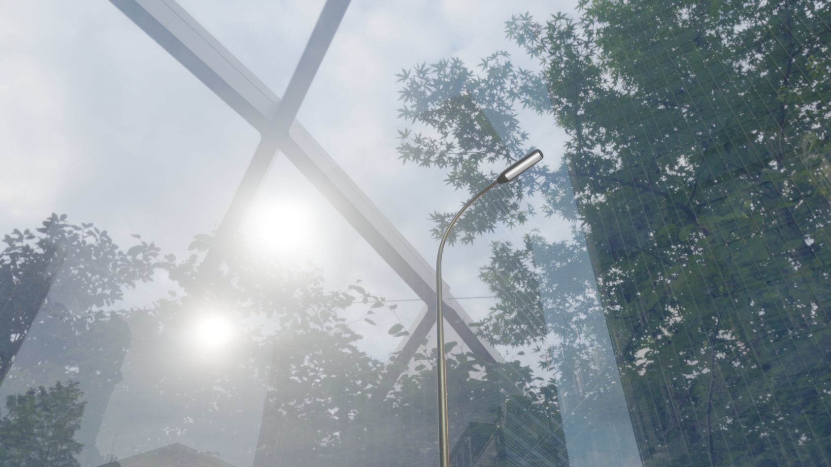 Street Light 11 version 11 6m with pole 1 Low-poly 3D model_78