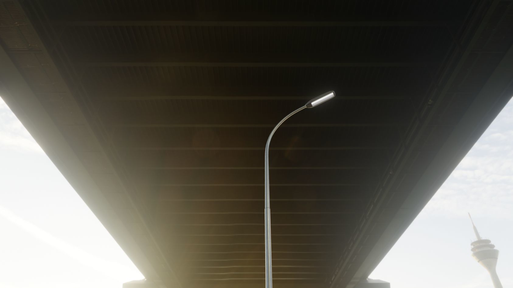 Street Light 11 version 11 6m with pole 1 Low-poly 3D model_77