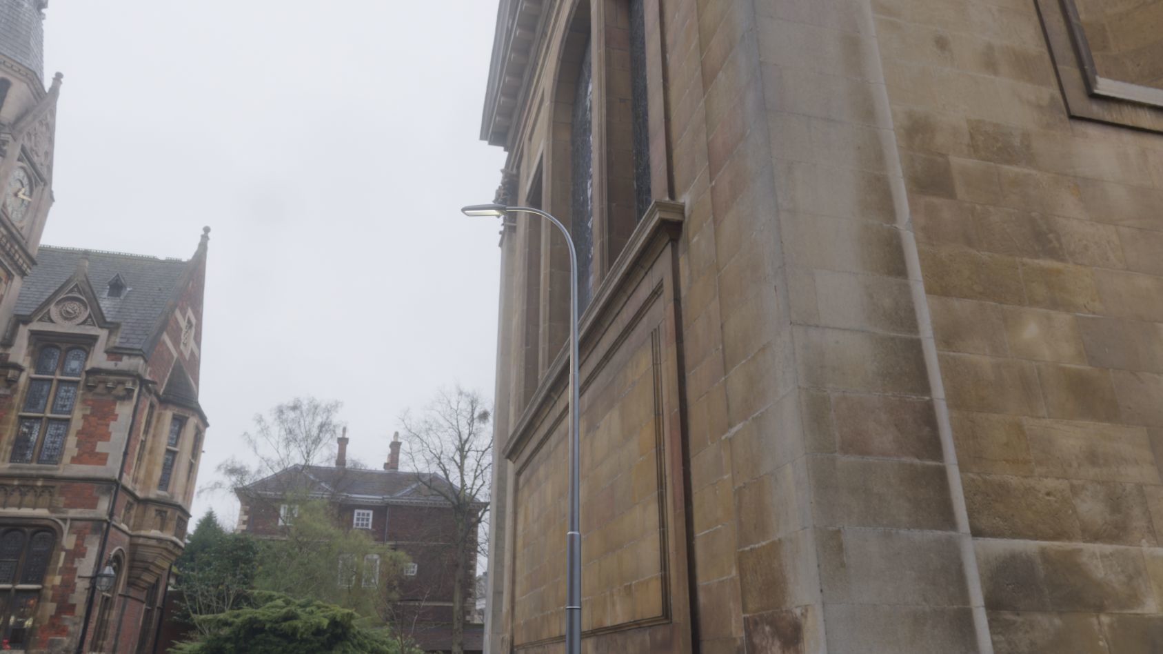 Street Light 11 version 11 6m with pole 1 Low-poly 3D model_29