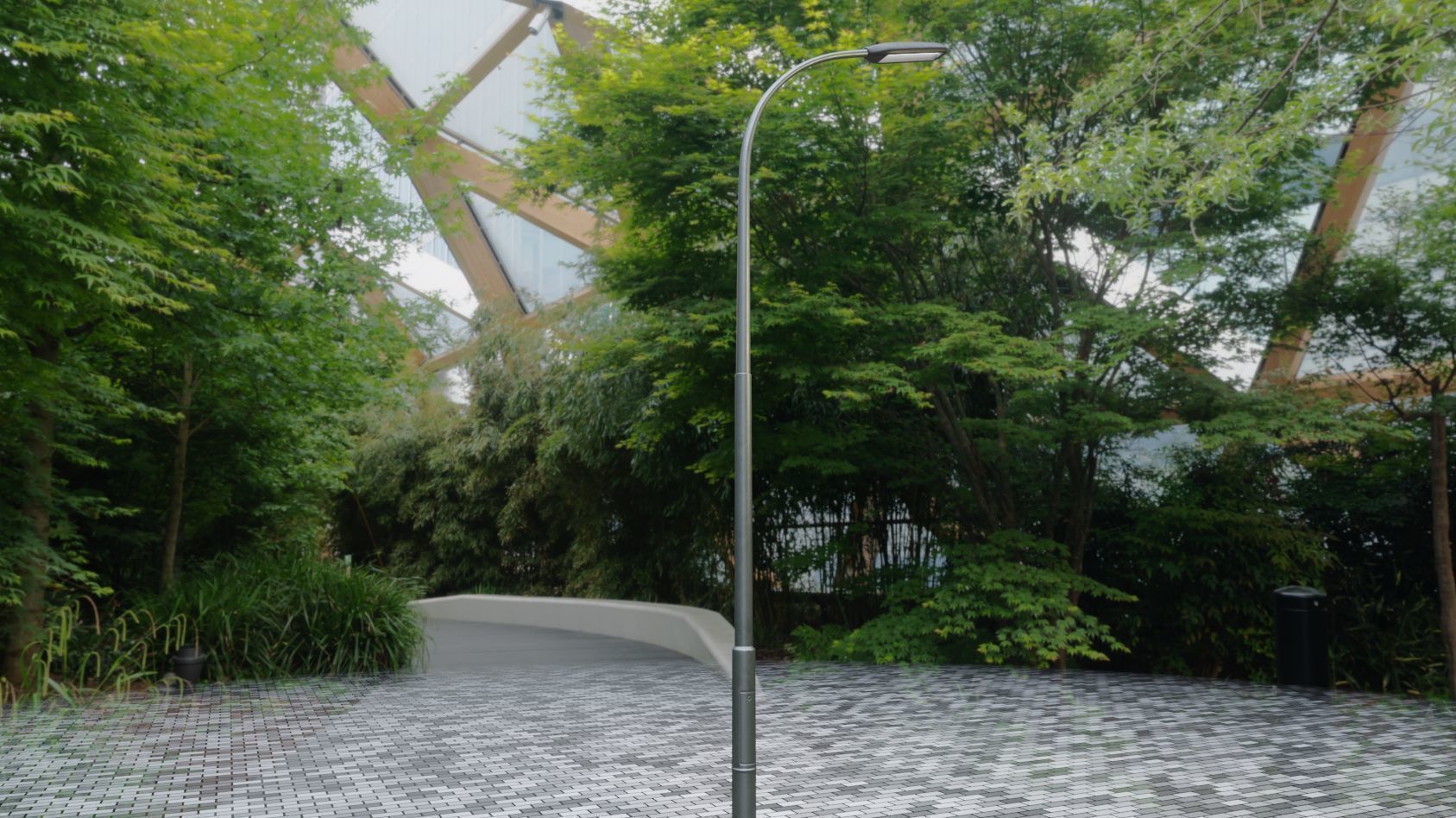 Street Light 11 version 11 6m with pole 1 Low-poly 3D model_7