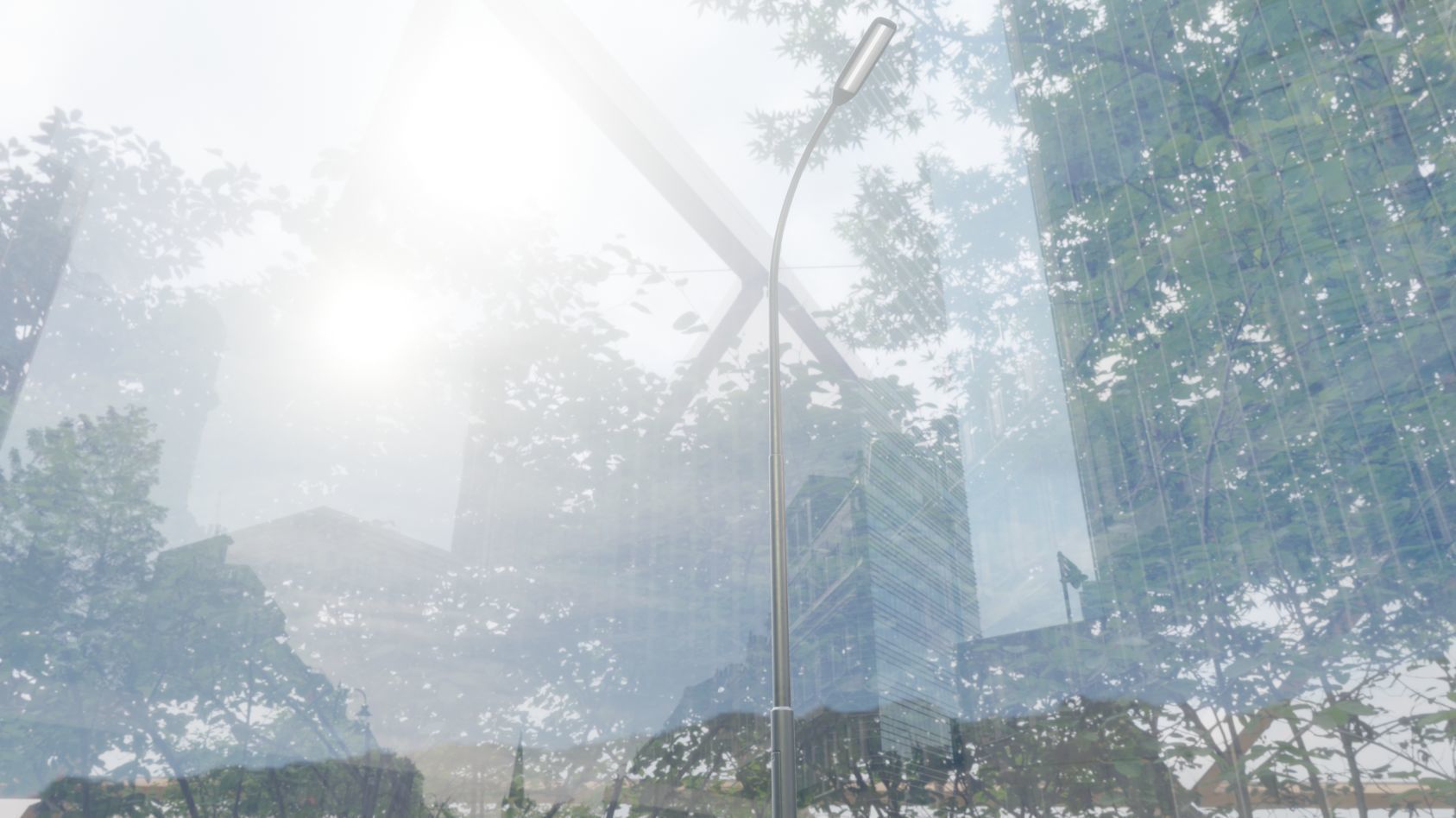 Street Light 11 version 11 6m with pole 1 Low-poly 3D model_48