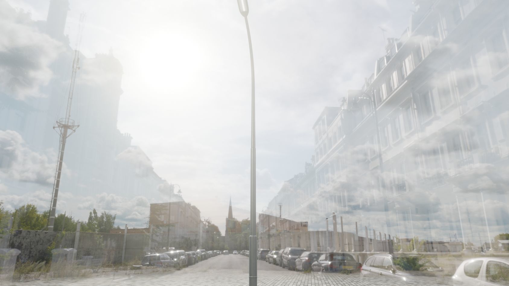 Street Light 11 version 11 6m with pole 1 Low-poly 3D model_20