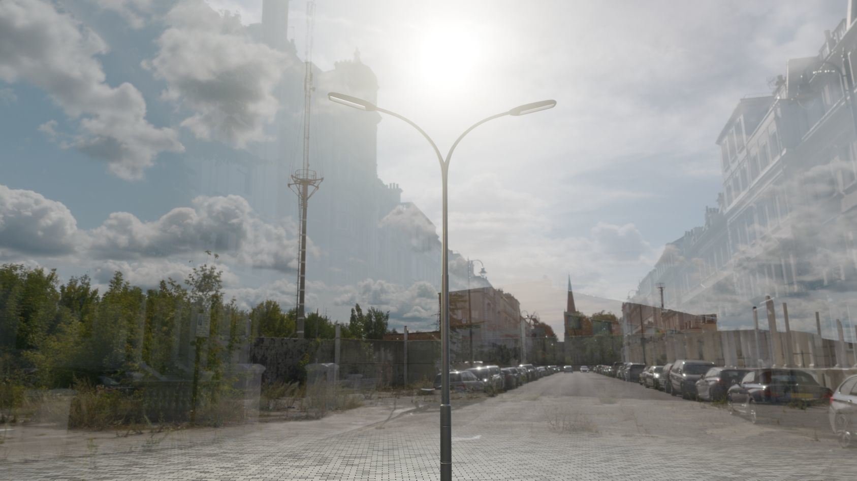 Street Light 11 version 10 6m with pole 4 Low-poly 3D model_60