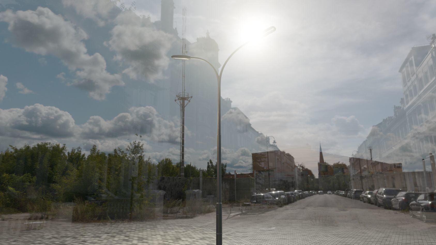 Street Light 11 version 10 6m with pole 4 Low-poly 3D model_30