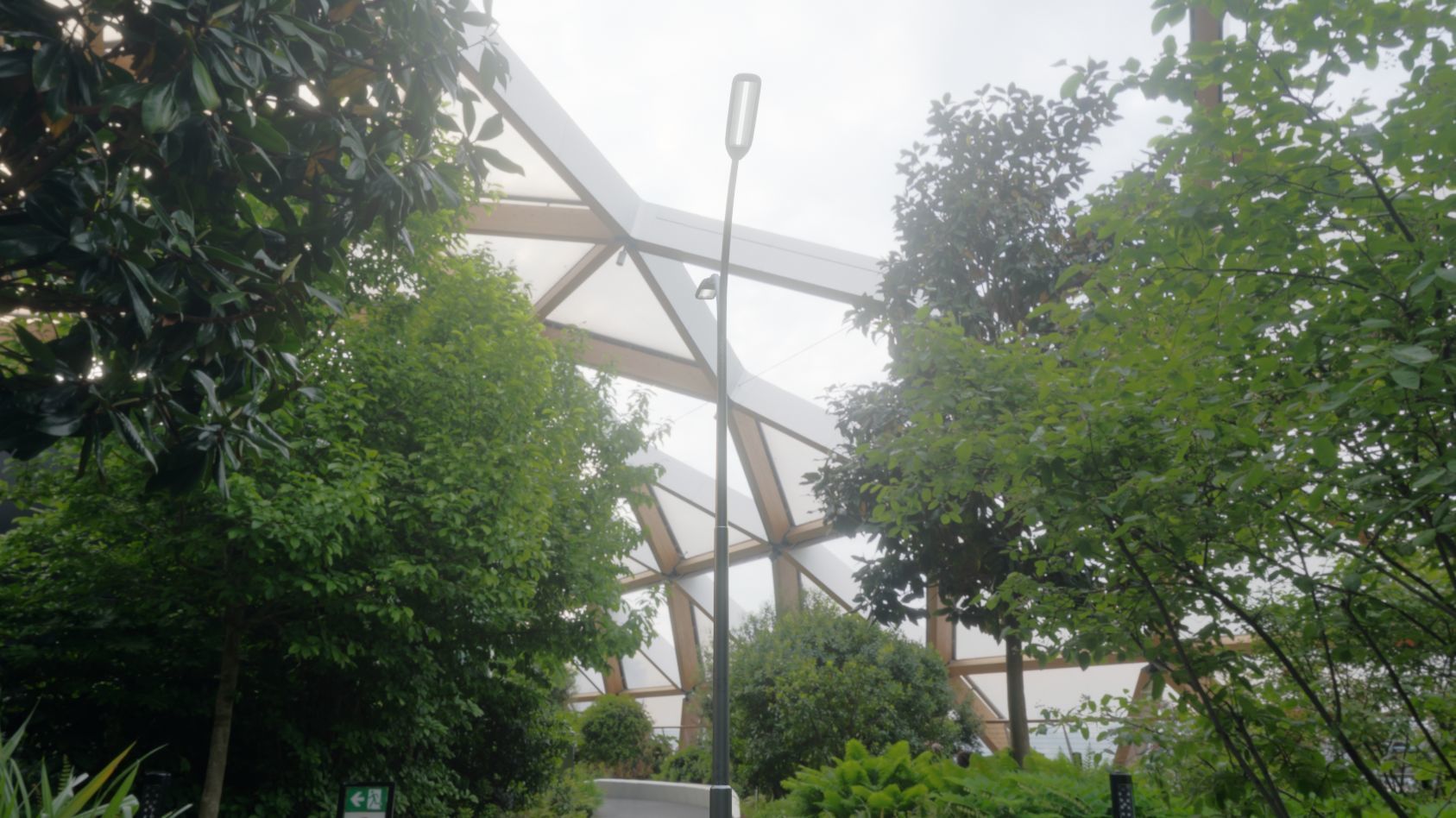 Street Light 11 version 10 6m with pole 4 Low-poly 3D model_4