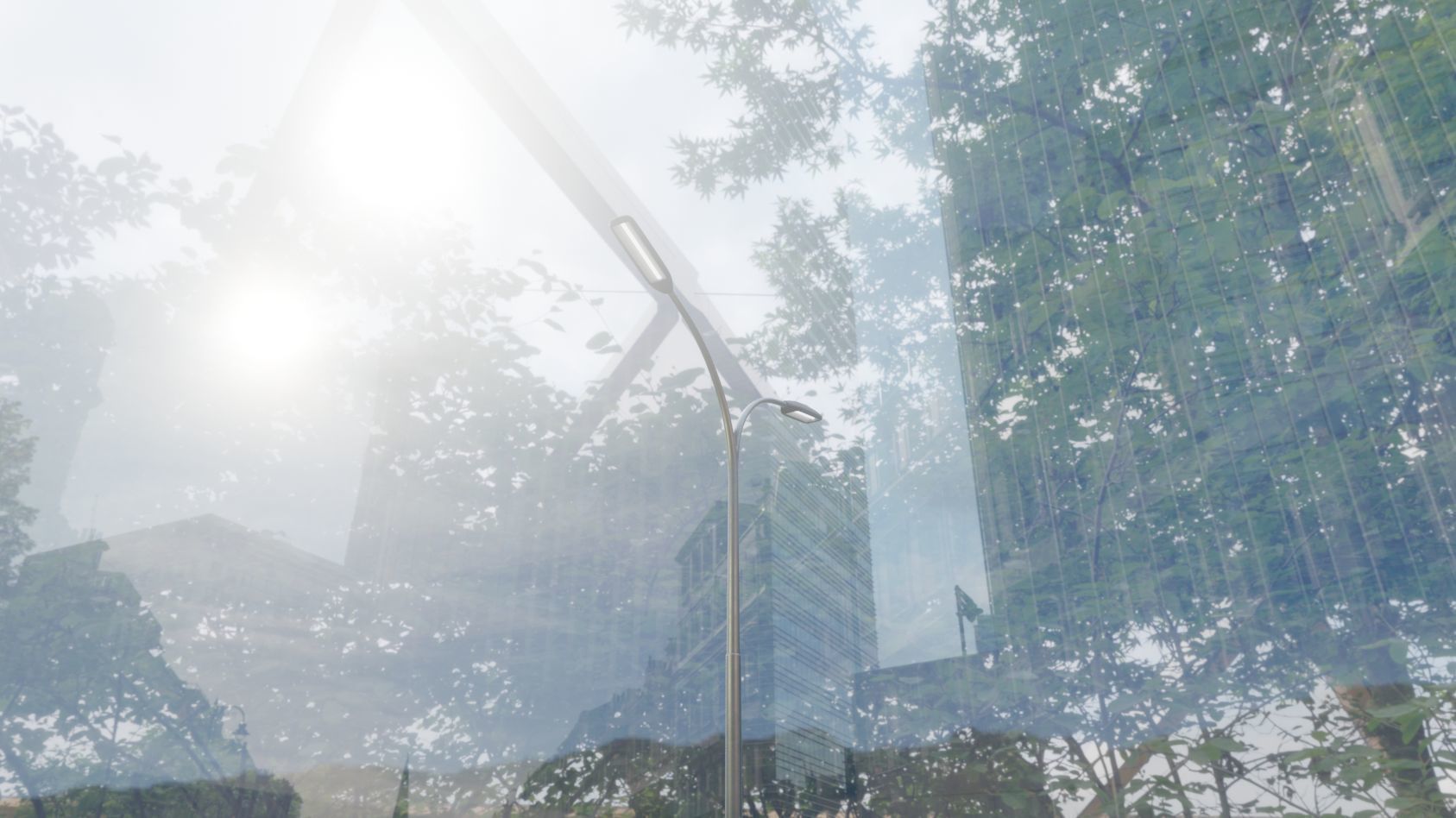 Street Light 11 version 10 6m with pole 4 Low-poly 3D model_88