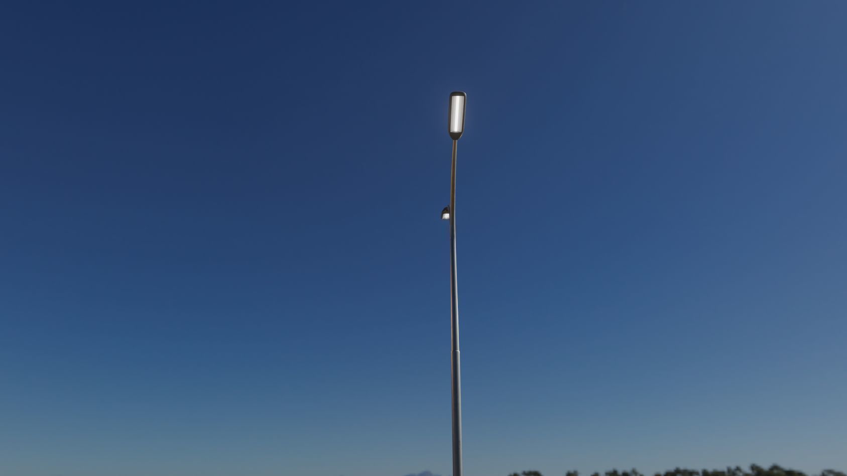 Street Light 11 version 10 6m with pole 4 Low-poly 3D model_35