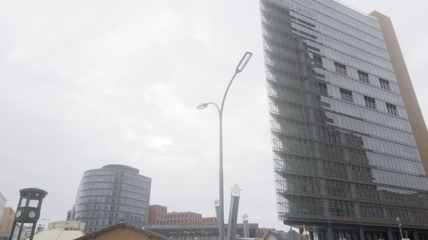 Street Light 11 version 10 6m with pole 4 Low-poly 3D model_66