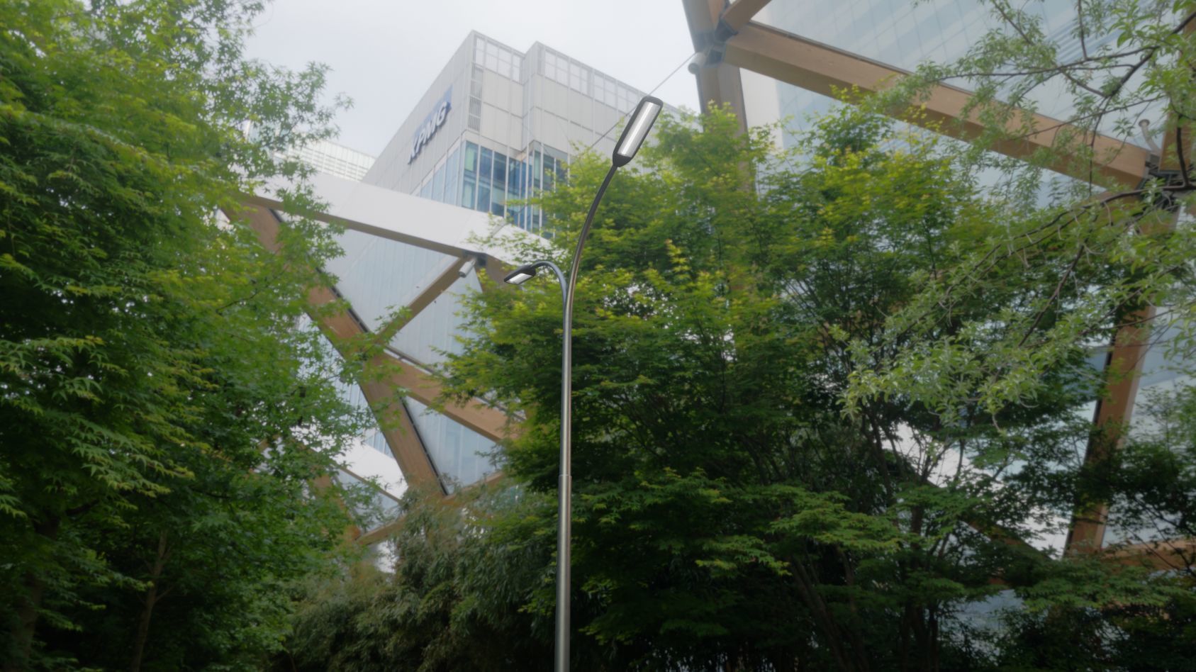 Street Light 11 version 10 6m with pole 4 Low-poly 3D model_17