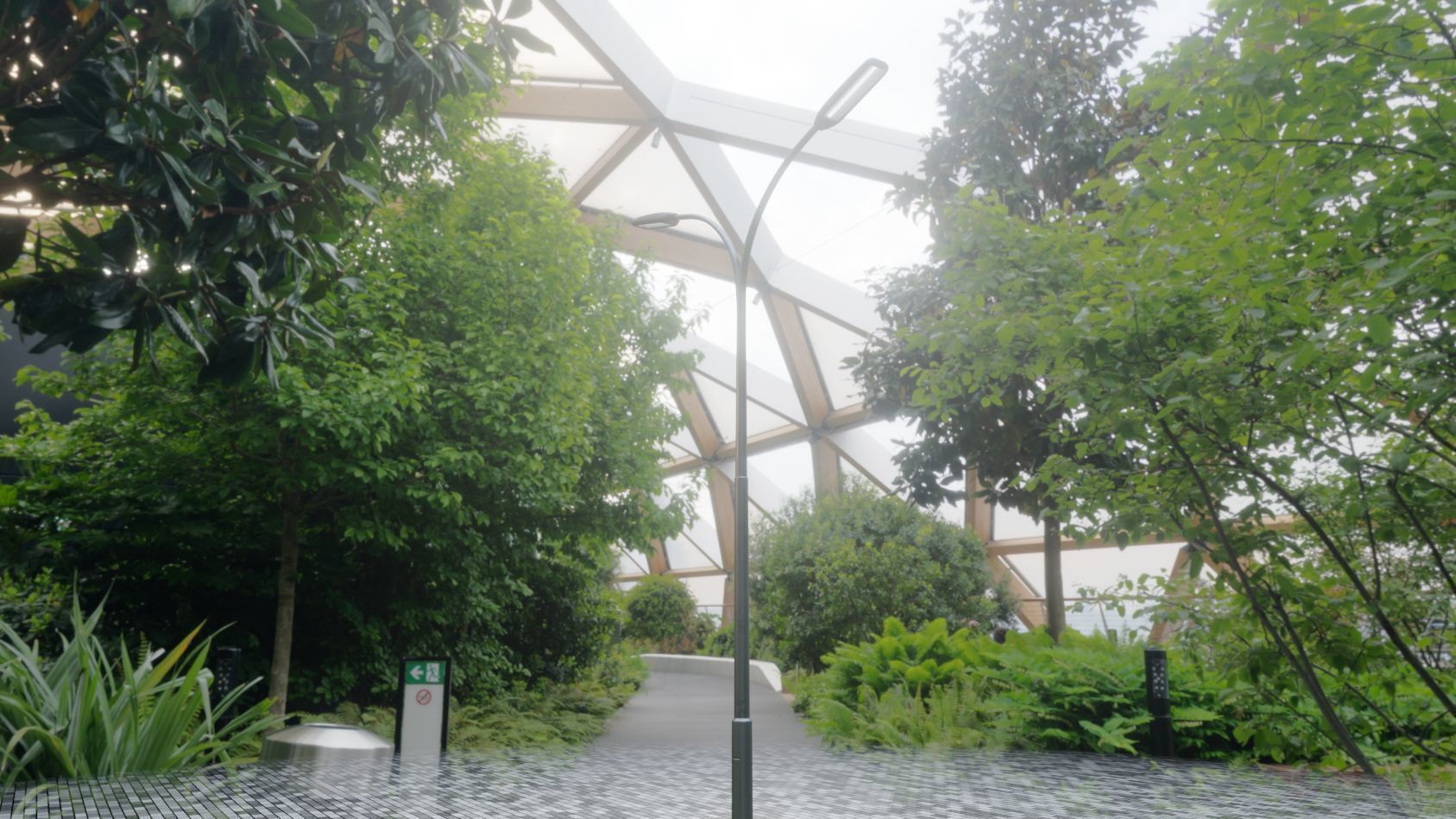 Street Light 11 version 10 6m with pole 4 Low-poly 3D model_32