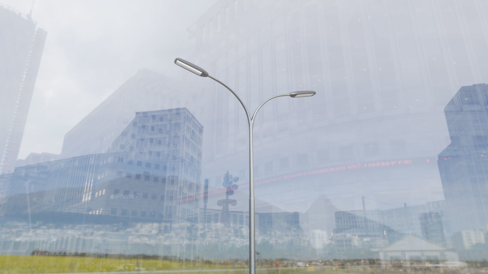 Street Light 11 version 10 6m with pole 4 Low-poly 3D model_74