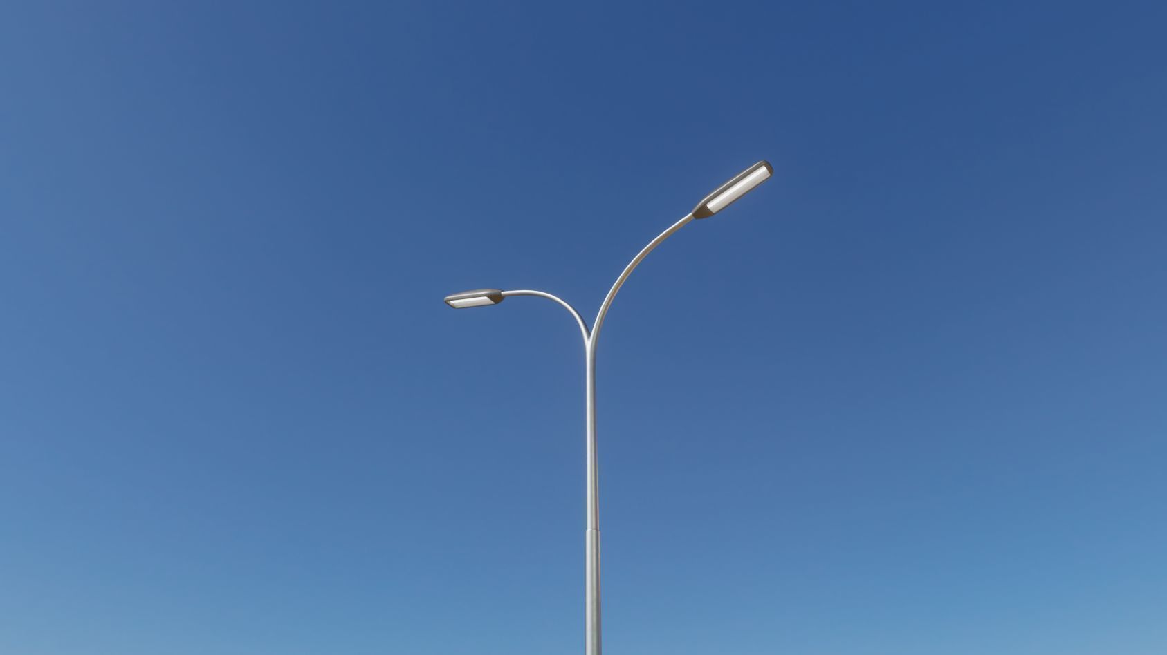 Street Light 11 version 10 6m with pole 4 Low-poly 3D model_80