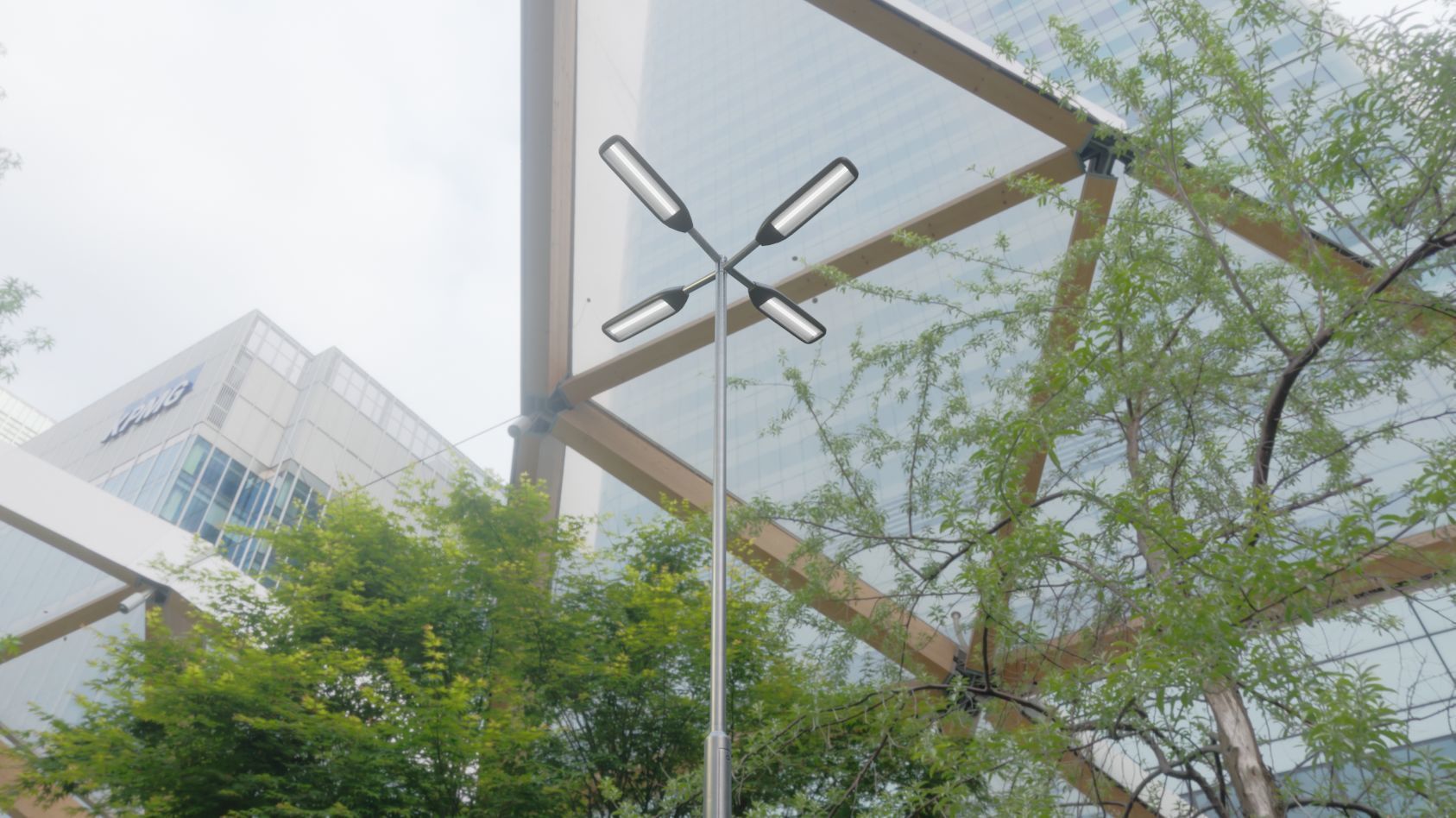 Street Light 11 version 9 5m with pole 2 Low-poly 3D model_28