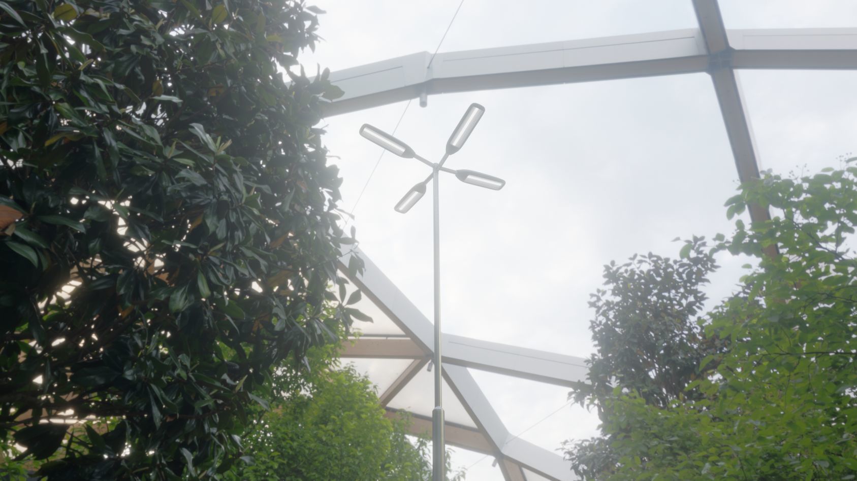 Street Light 11 version 9 5m with pole 2 Low-poly 3D model_43