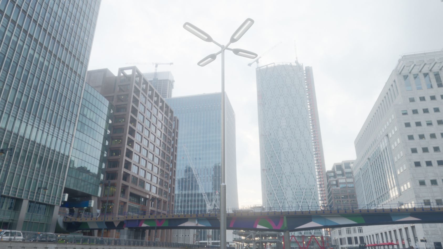 Street Light 11 version 9 5m with pole 2 Low-poly 3D model_58