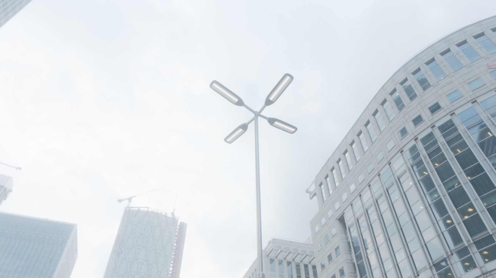 Street Light 11 version 9 5m with pole 2 Low-poly 3D model_29