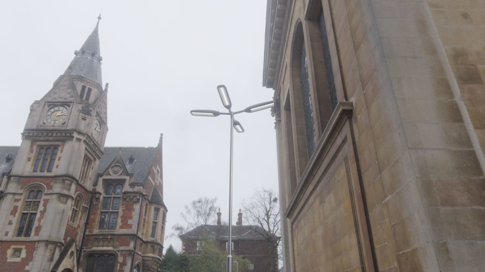 Street Light 11 version 9 5m with pole 2 Low-poly 3D model_79