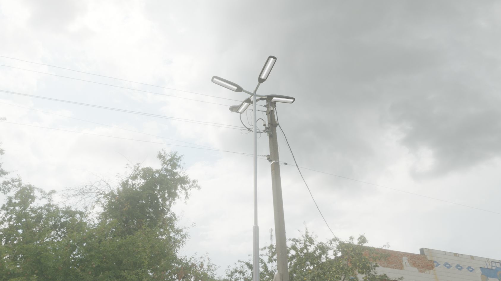 Street Light 11 version 9 5m with pole 2 Low-poly 3D model_37