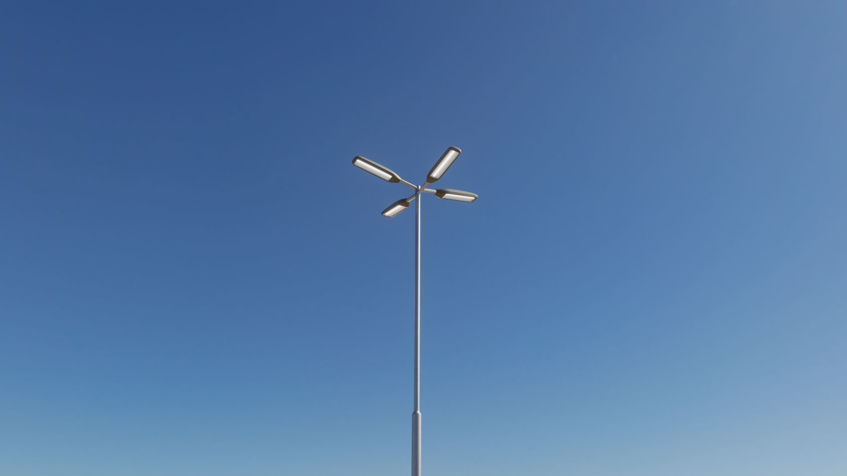 Street Light 11 version 9 5m with pole 2 Low-poly 3D model_75