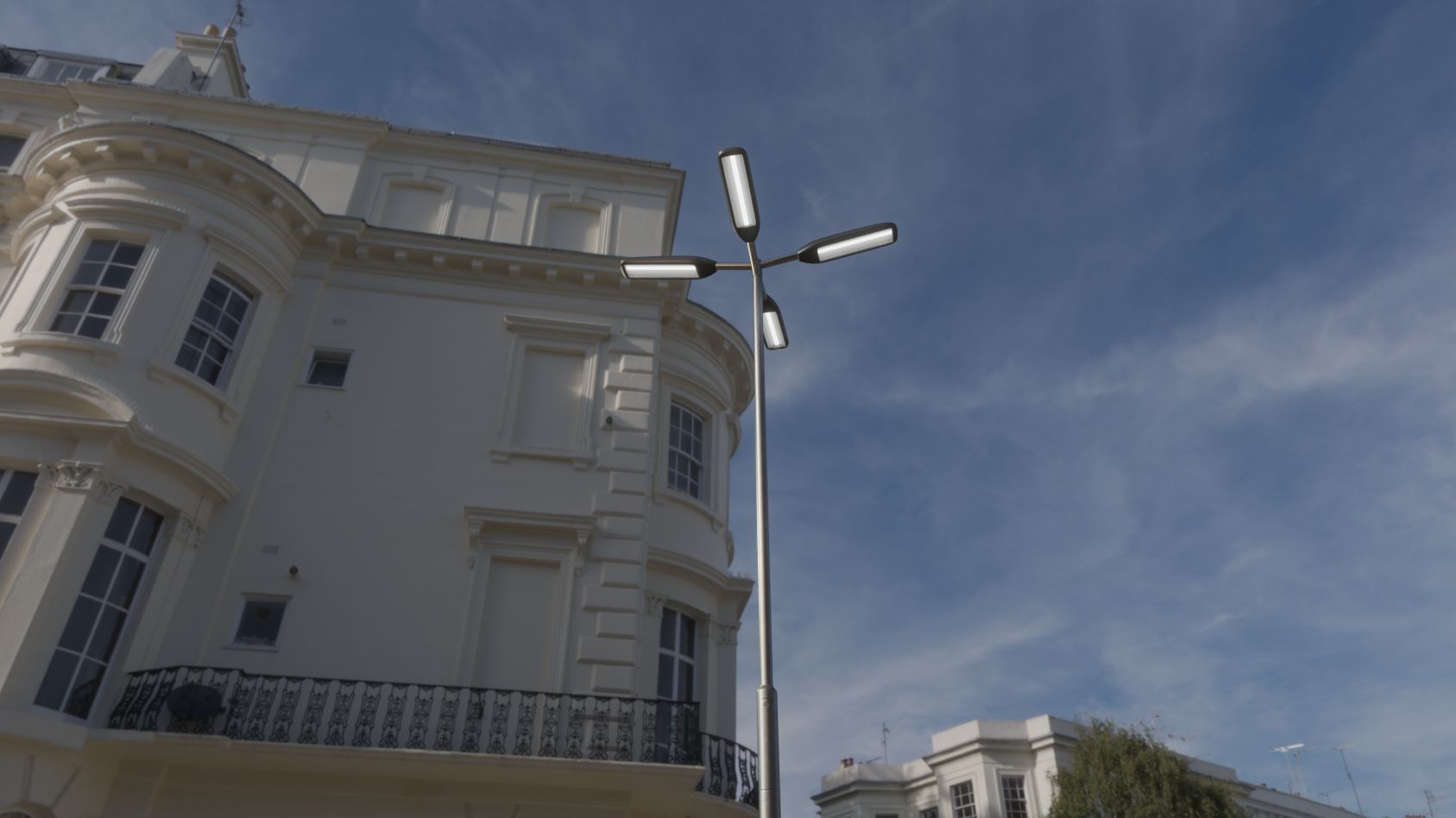 Street Light 11 version 9 5m with pole 2 Low-poly 3D model_33