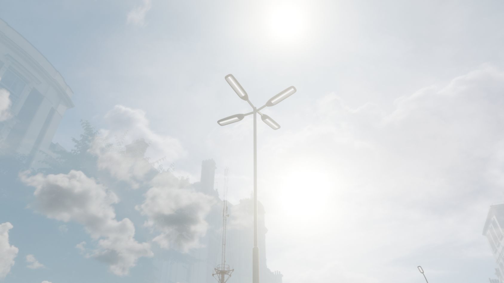 Street Light 11 version 9 5m with pole 2 Low-poly 3D model_41