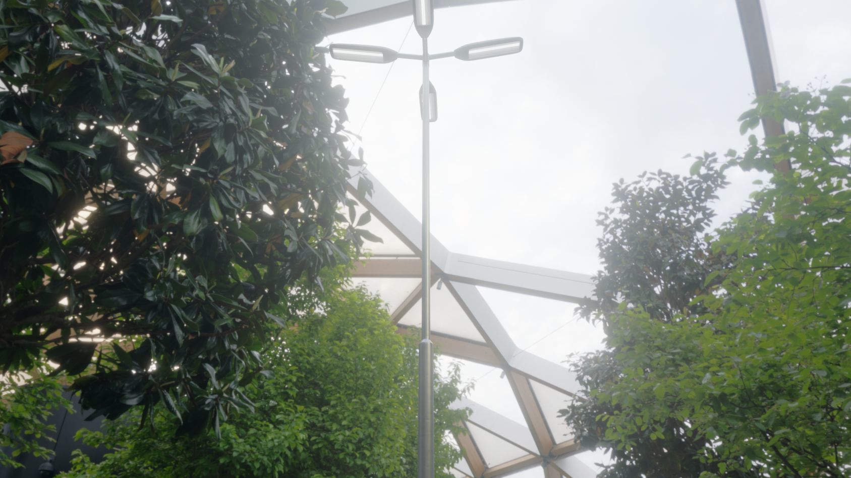 Street Light 11 version 9 5m with pole 2 Low-poly 3D model_13