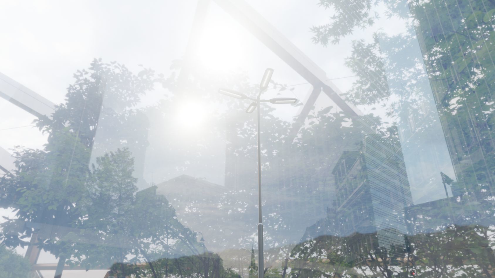 Street Light 11 version 9 5m with pole 2 Low-poly 3D model_68