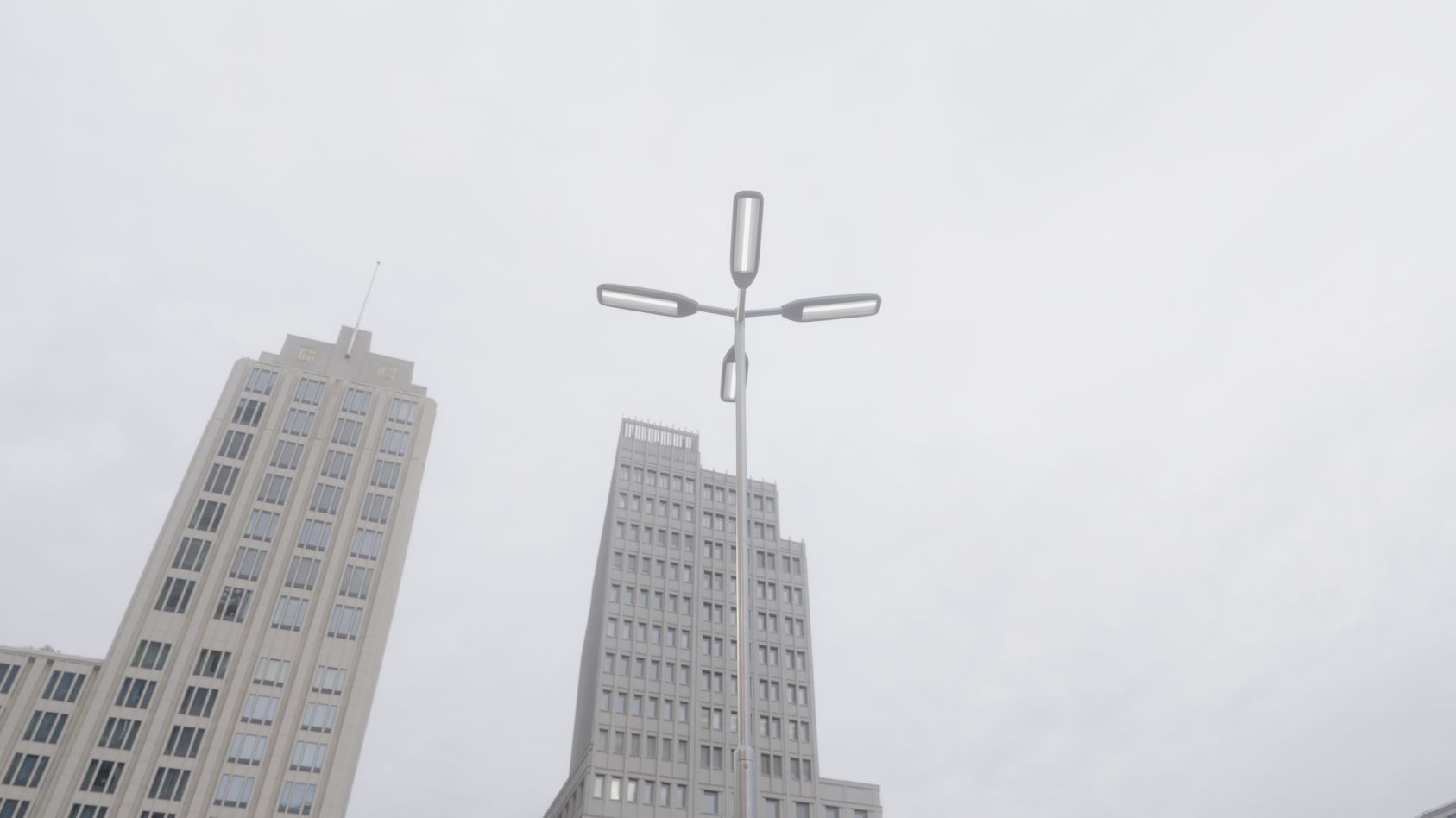 Street Light 11 version 9 5m with pole 2 Low-poly 3D model_32