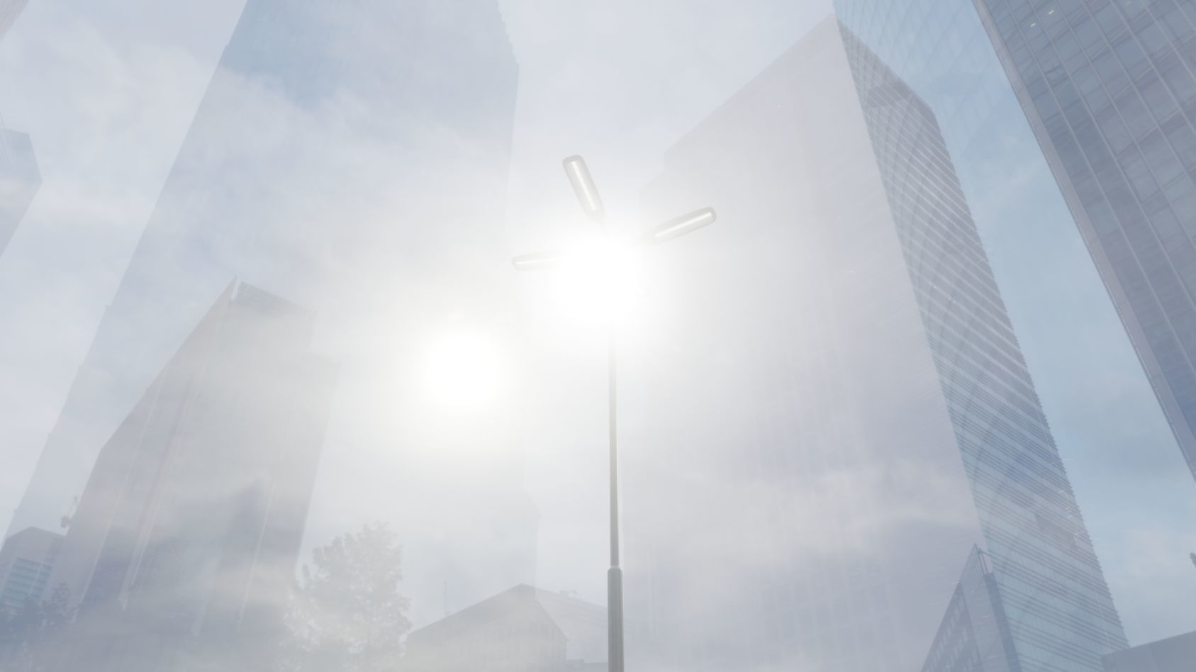 Street Light 11 version 9 5m with pole 2 Low-poly 3D model_40