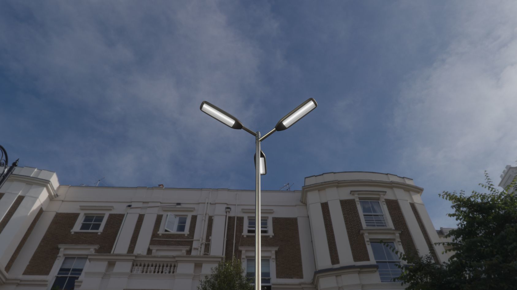 Street Light 11 version 8 5m with pole 2 Low-poly 3D model_57