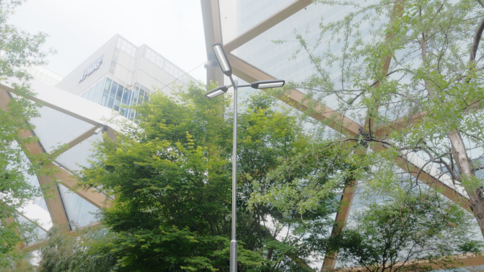 Street Light 11 version 8 5m with pole 2 Low-poly 3D model_97