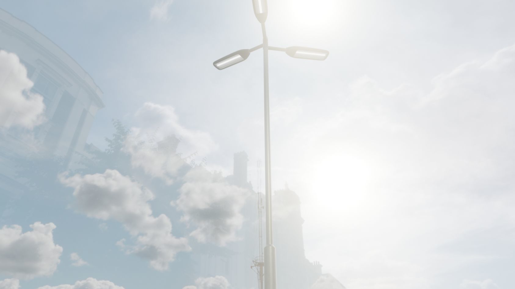 Street Light 11 version 8 5m with pole 2 Low-poly 3D model_50