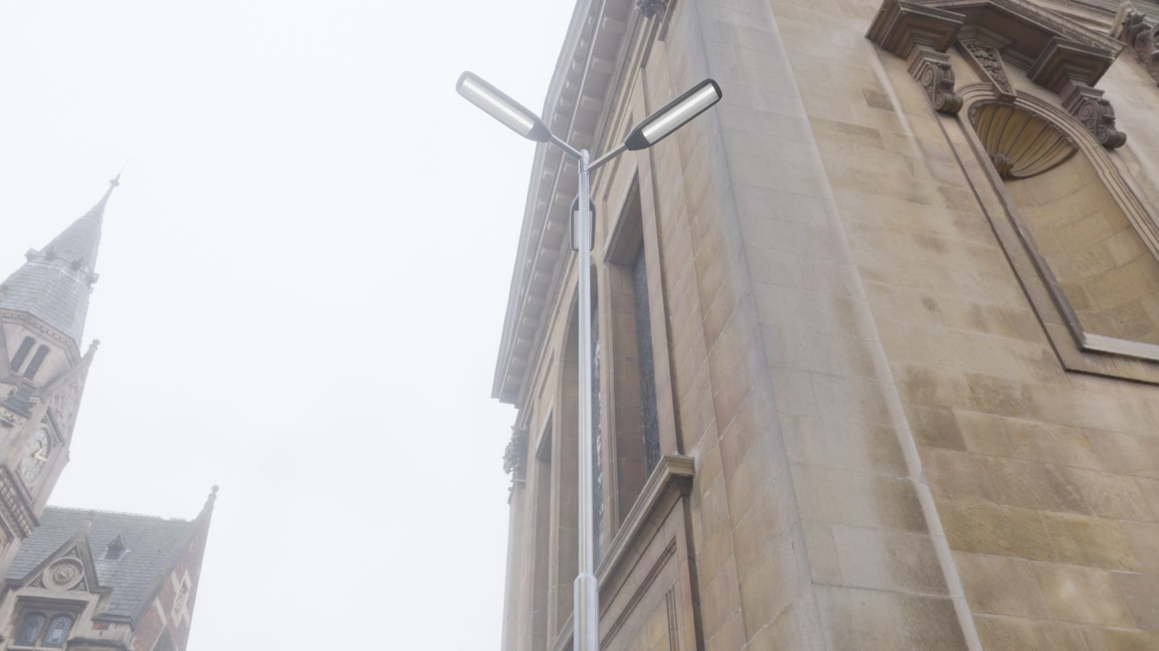 Street Light 11 version 8 5m with pole 2 Low-poly 3D model_89