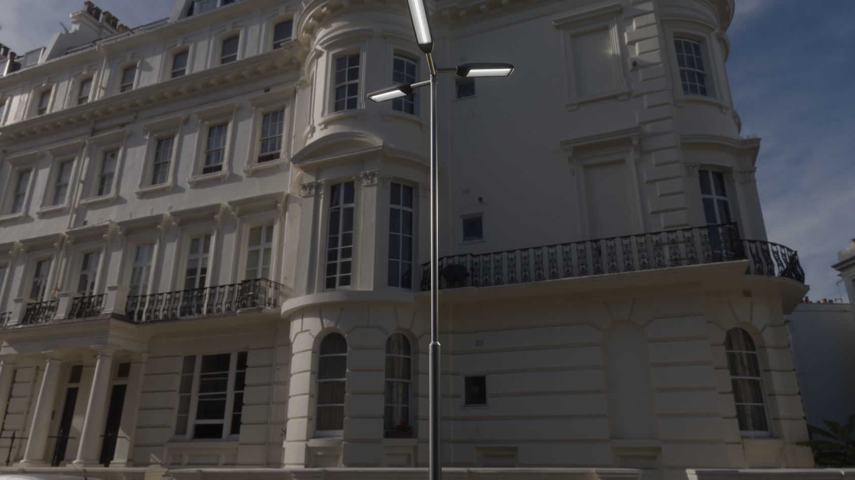 Street Light 11 version 8 5m with pole 2 Low-poly 3D model_72