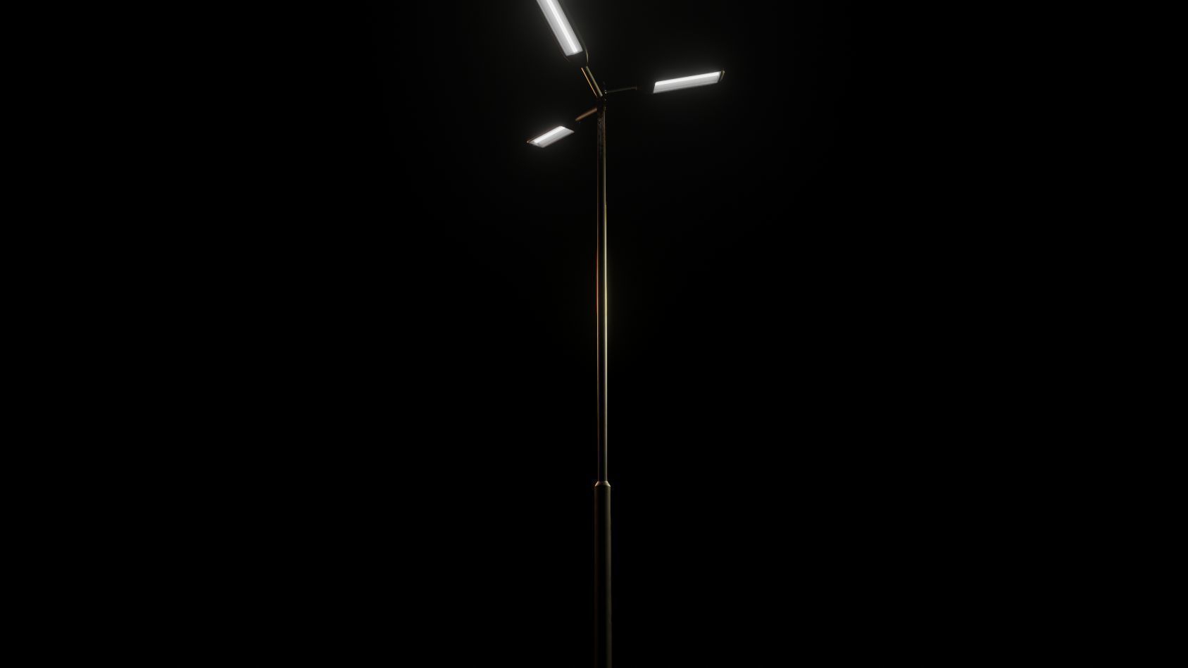 Street Light 11 version 8 5m with pole 2 Low-poly 3D model_73