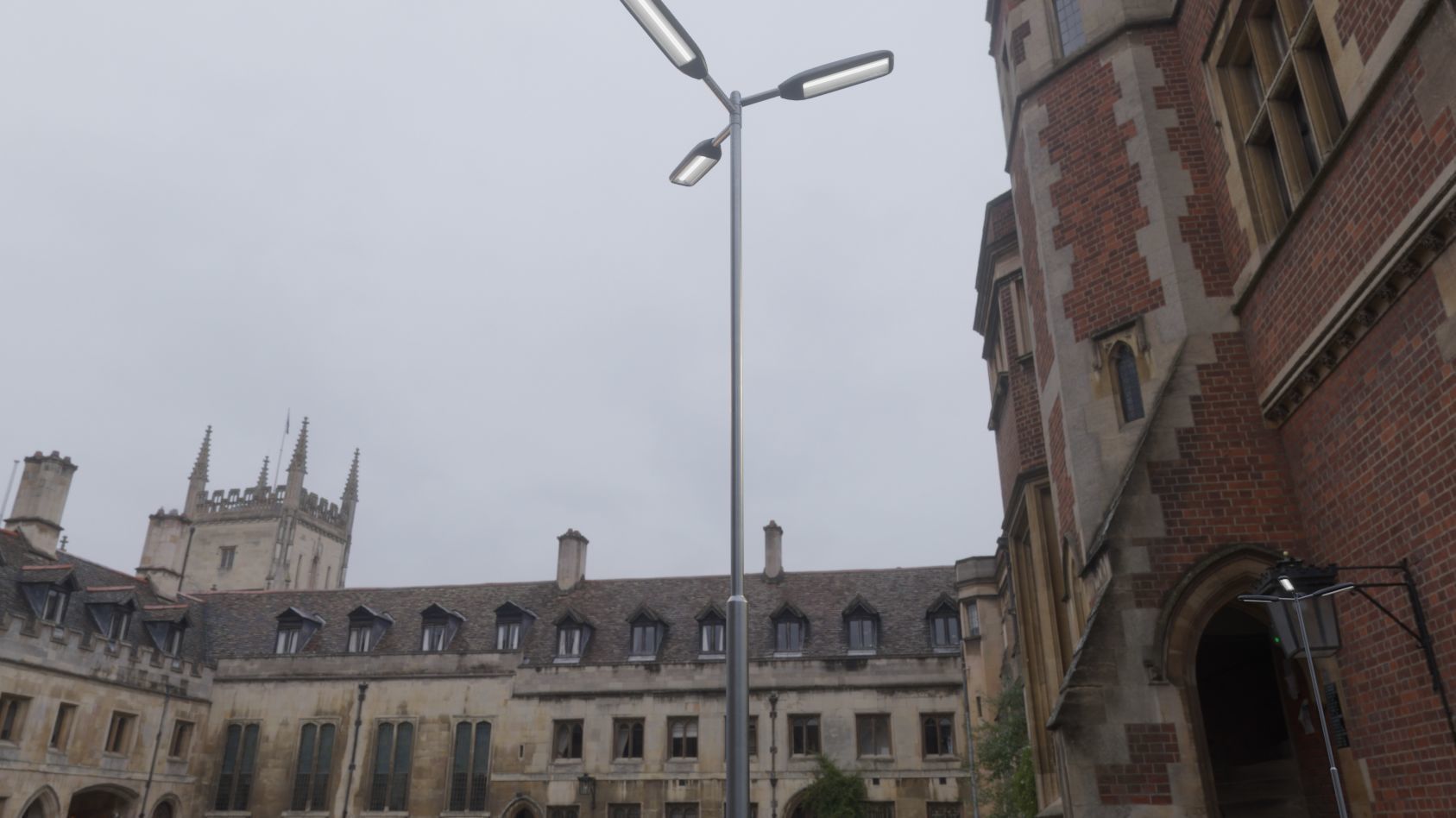 Street Light 11 version 8 5m with pole 2 Low-poly 3D model_74